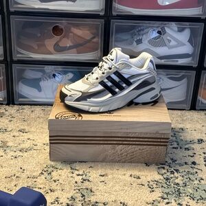 Adidas White and Gray Running Shoes